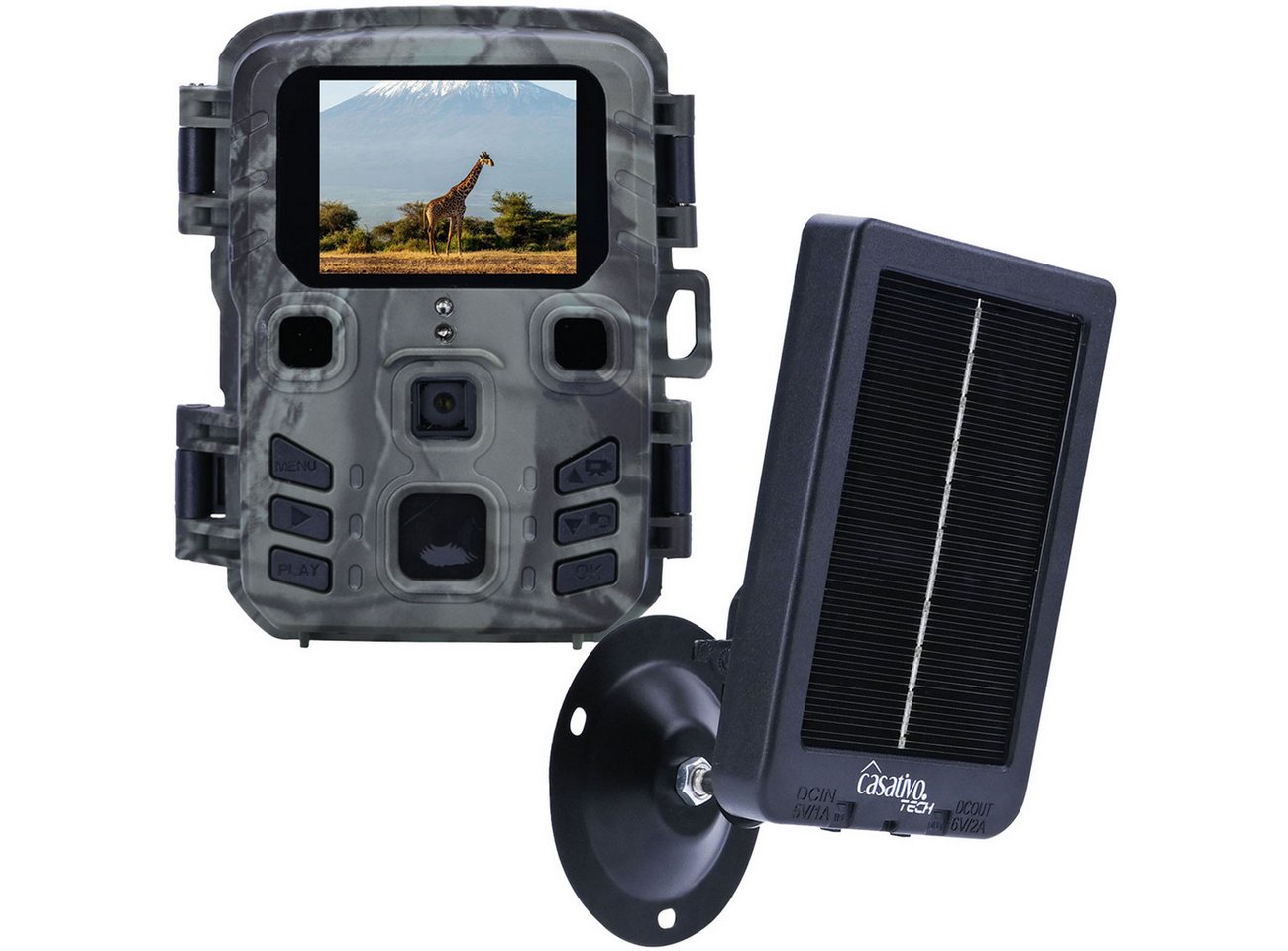 Casativo Wildkamera Full-HD-Wildkamera 20MP mit Solarpanel PIR-Sensor IR-Nachtsicht LEDs (20MP Full-HD, 15m IR-Nachtsicht, 180g leicht & 12W Solar) Bild 4