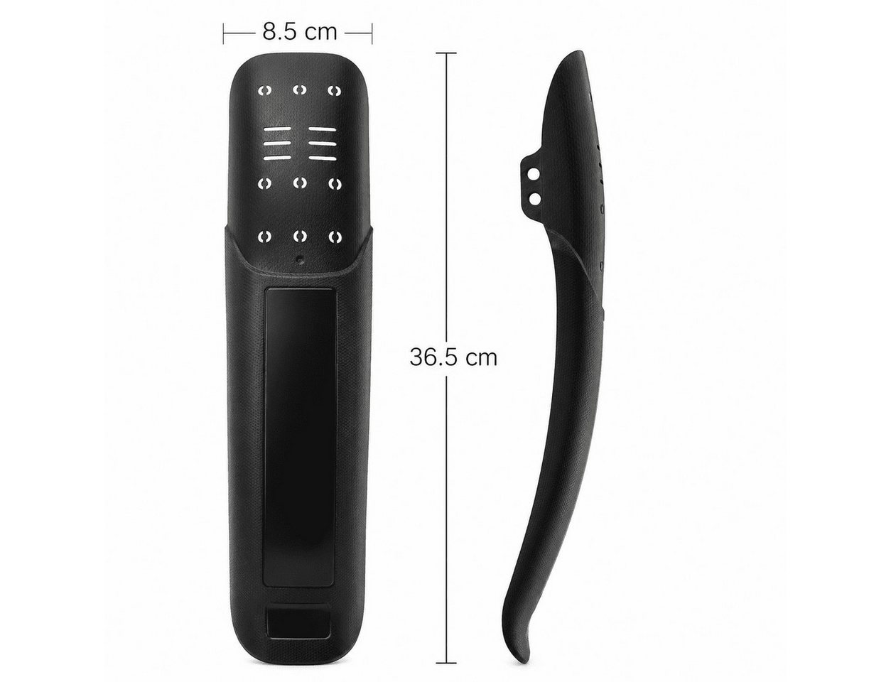 MidGard Schutzblech Fahrrad für Hinten oder Vorne Spritzschutz für E-Bike MTB Mudguard (2 St), für 24-29 Zoll Fahrräder mit 10 Kabelbinder Bild 3