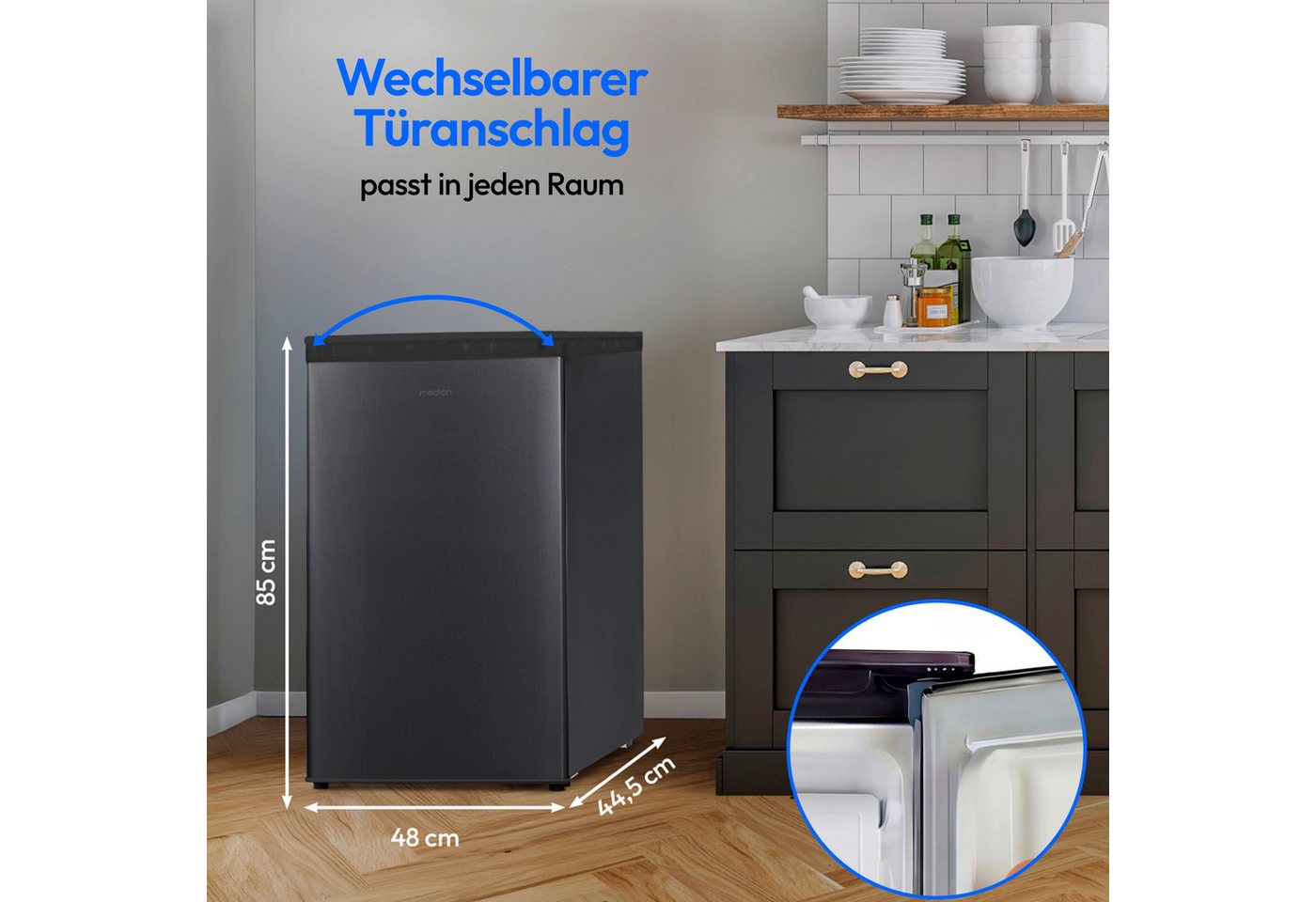 Medion® Kühlschrank MD37690, 85 cm hoch, 48 cm breit Bild 4