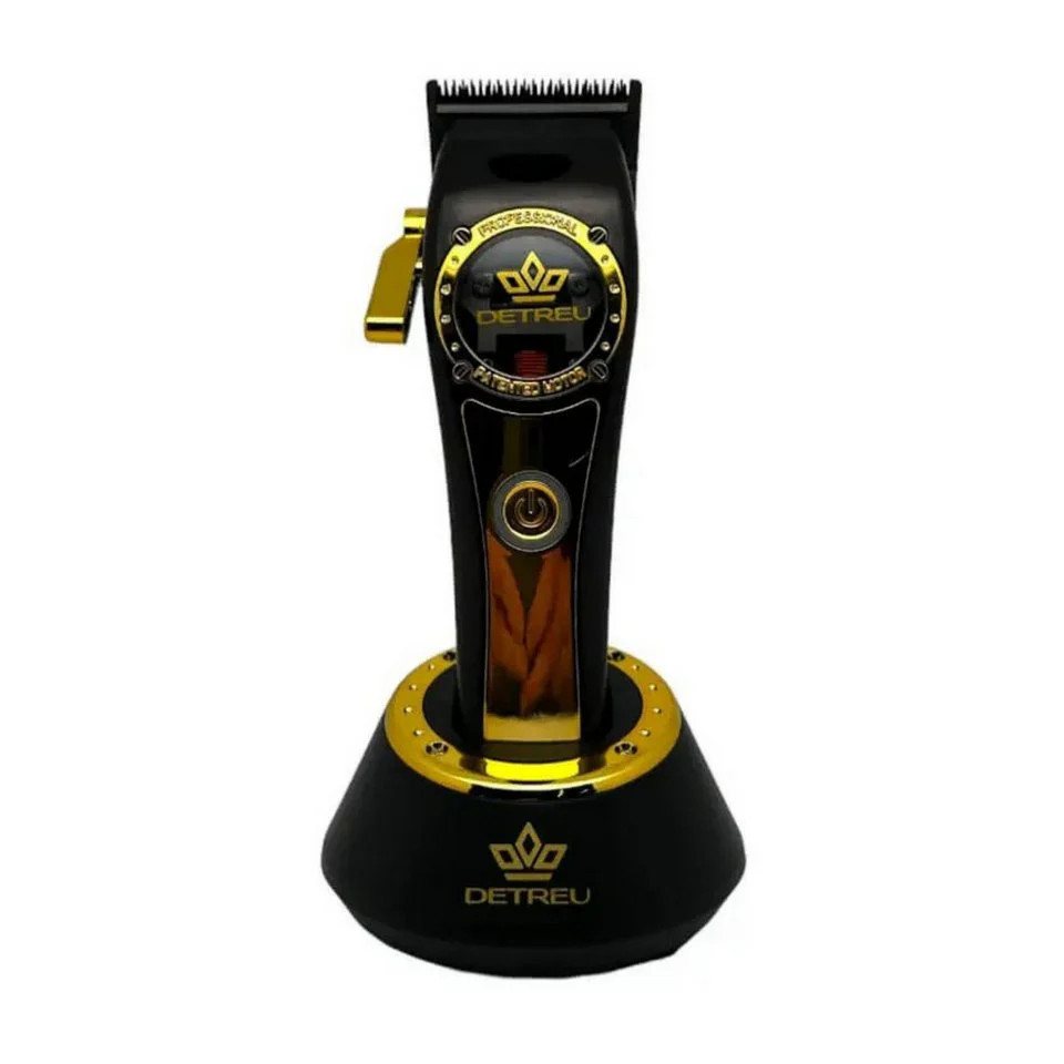 Detreu Haarschneider Detreu 3er Set, Wahlweise erhältlich als Einzelgerät (Clipper / Trimmer / Shaver), Magnetische Kammaufsätze mit zwei starken Magneten für perfekten Halt Bild 2