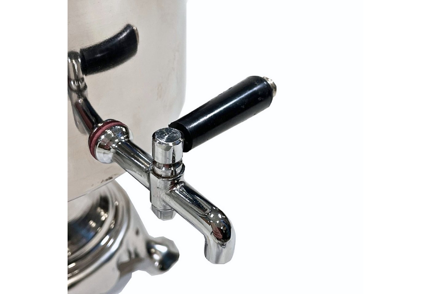 Olymp Handels GmbH Teebereiter Holzkohle Samowar Edelstahl 5L mit Rauchrohr Teemaschine Bild 5