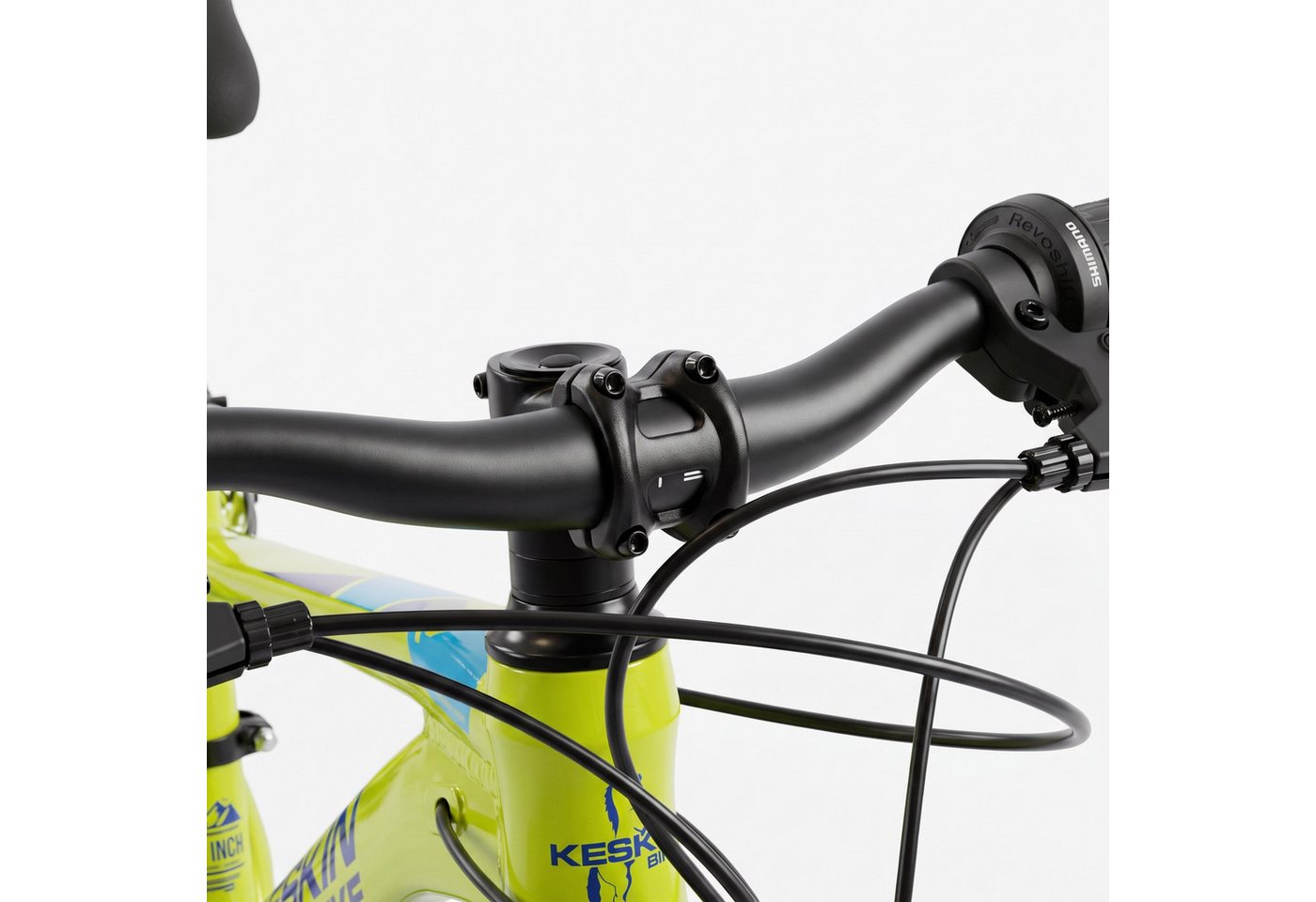 Keskin eBike Mountainbike Keskin MTB1 – 24 Zoll Mountainbike – leichter Aluminium-Rahmen, 21 Gang Shimano RD-TY300/EF500 Schaltwerk, Kettenschaltung, (Aluminiumrahmen, mechanischen Scheibenbremsen), mit 24"x 2,35" Luftreifen ideal für Gelände und Alltag Bild 2