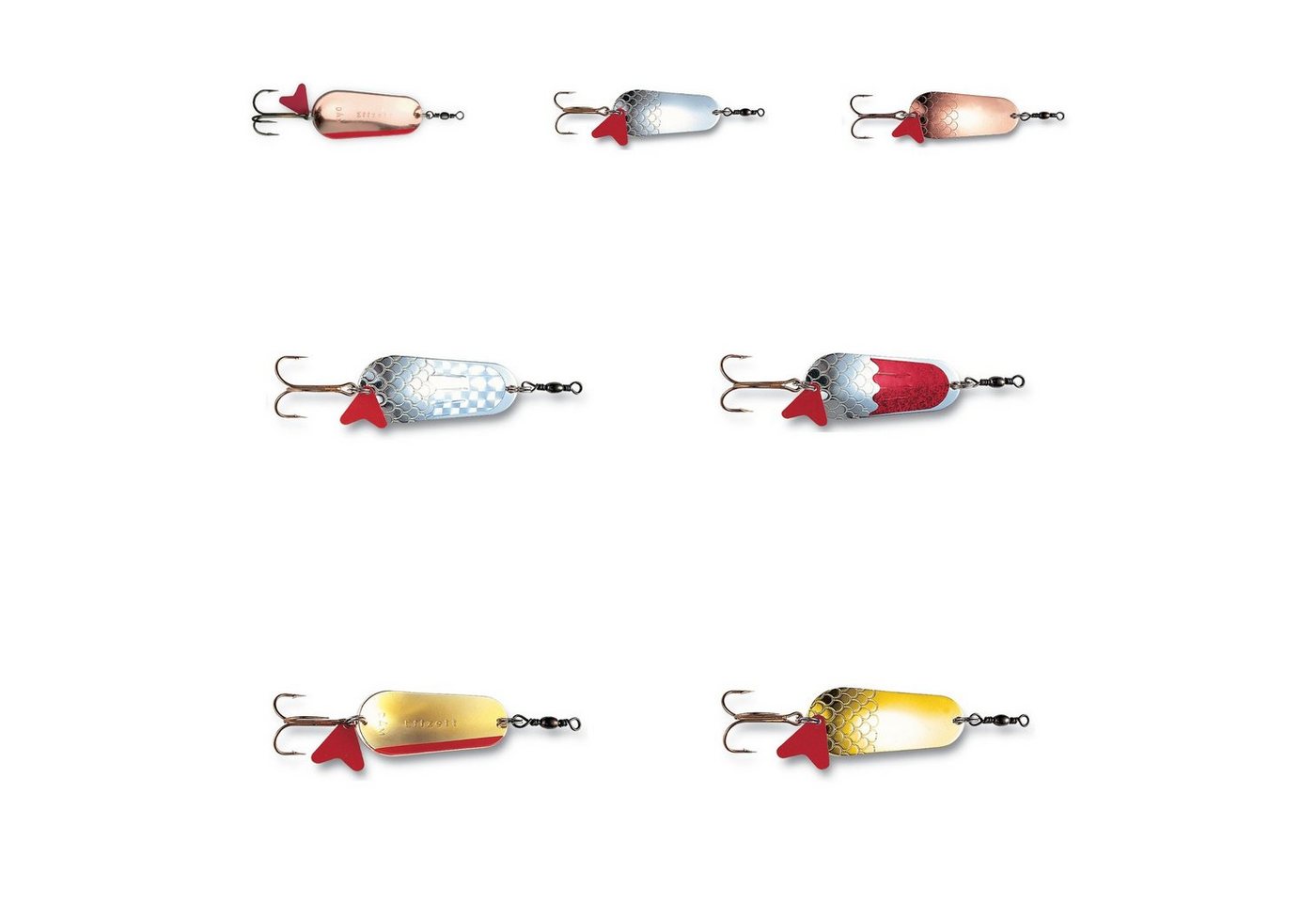 DAM Fishing Kunstköder, DAM Effzett Standard FZ 6g Gold Blinker