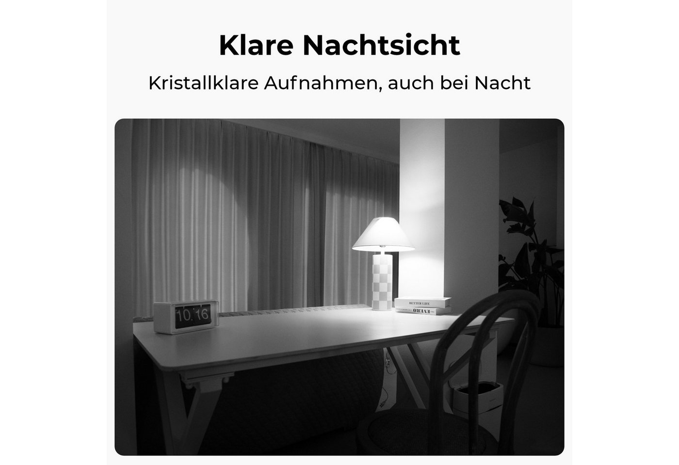 Reolink Überwachungskamera E1-Zoom 8MP 4K PTZ WLAN IP (Innenbereich, 3X Optischem Zoom, 2,4/5,0 GHz WiFi, Babyweinerkennung, 2-Wege-Audio) Bild 2