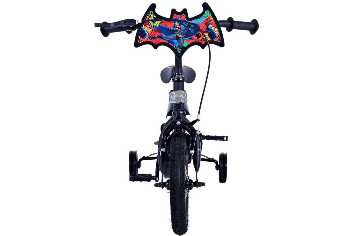 Volare Kinderfahrrad 12 Zoll Kinder Jungen Fahrrad Kinderfahrrad Rad Bike Batman 21130-SACB, 1 Gang, Rücktritt, Stützräder,Kettenschutz,Schutzbleche Bild 4