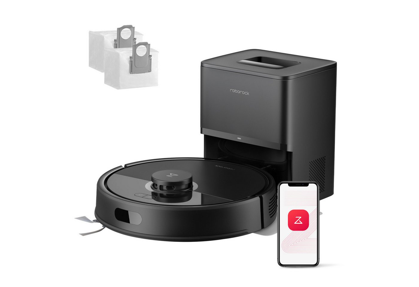 Roborock Saugroboter Q7 L5 Series Saugroboter, Dual Anti-Tangle System, Einstiegsleistung, Perfekt für Haustierbesitzer, 8000 Pa,Dual Anti-Tangle System,Präzise Navigation, App-Steuerung Bild 5