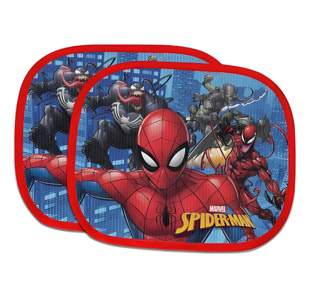 Mister License Company Autosonnenschutz Mickey Spiderman Stitch Kinder Sonnenschutz fürs Auto 2er Set, 44 x 33 cm, (Packung), 33x44 cm
