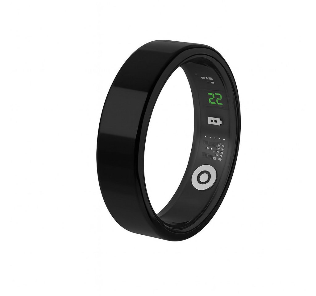 NikuTRAX Fitness-Tracker traxRING one – Smarter Gesundheitsring in Schwarz Bild 2