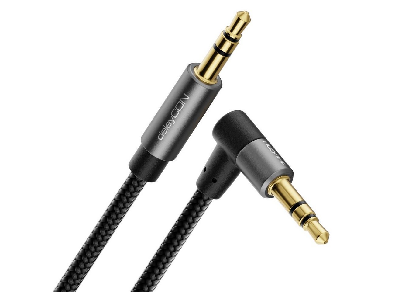 deleyCON deleyCON 7,5m Audio Kabel 3,5mm Klinke Stereo Baumwollkabel Audio-Kabel Bild 4