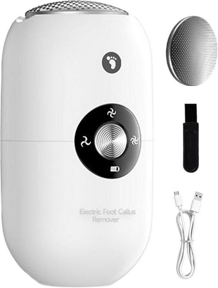 ibettertec Elektrischer Hornhautentferner Hornhautentferner Elektrischer Hornhautentferner Pediküre Set, Hornhaut entfernen, 1-tlg., 3-stufige Drehgeschwindigkeitsregelung, LED-Display Rissige Fersen Hornhaut entfernen Bild 4