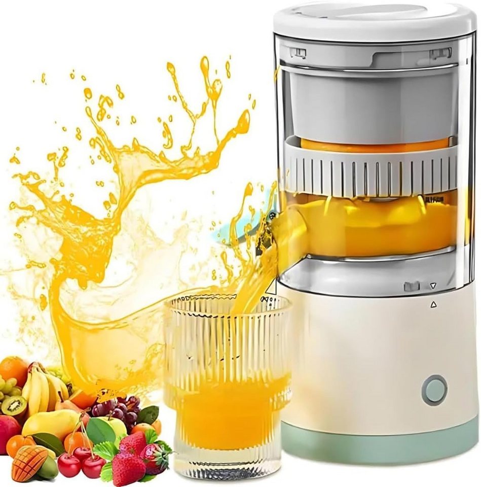 LIANNA Slow Juicer Entsafter Tragbarer wiederaufladbarer Entsafter, 500 W, Elektrische Tasse Entsafter für verschiedene Früchte und Gemüse Bild 3