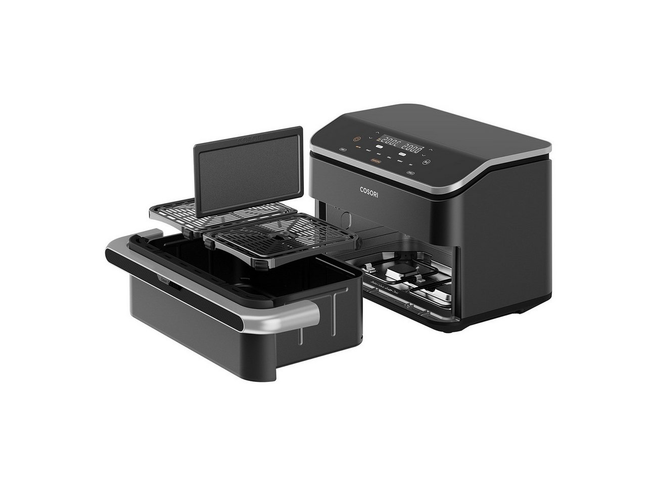 Cosori Fritteuse, 2800 W, 2 x 5 l, 35–240 °C, App-Steuerung, spülmaschinengeeignete Körbe Bild 2