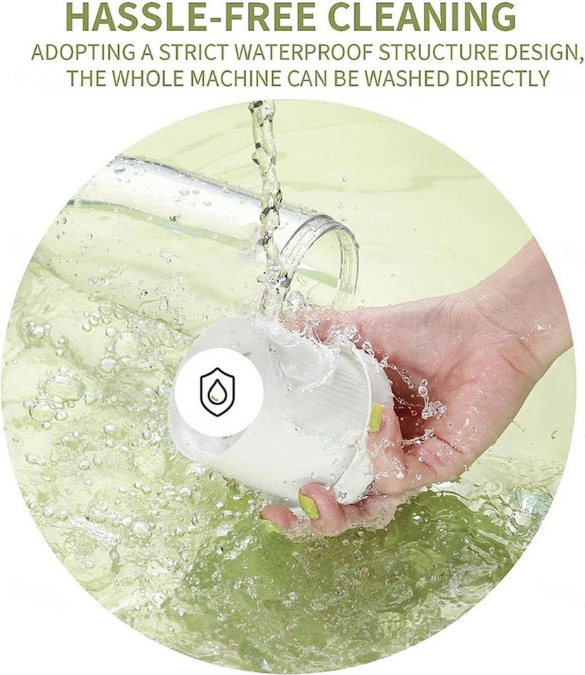 AURIVION Smoothie-Maker Smoothie-Maker Blender Smoothie Makers, 10 W, Tragbarer Mixer Mit 1200mAh Akku Bild 4