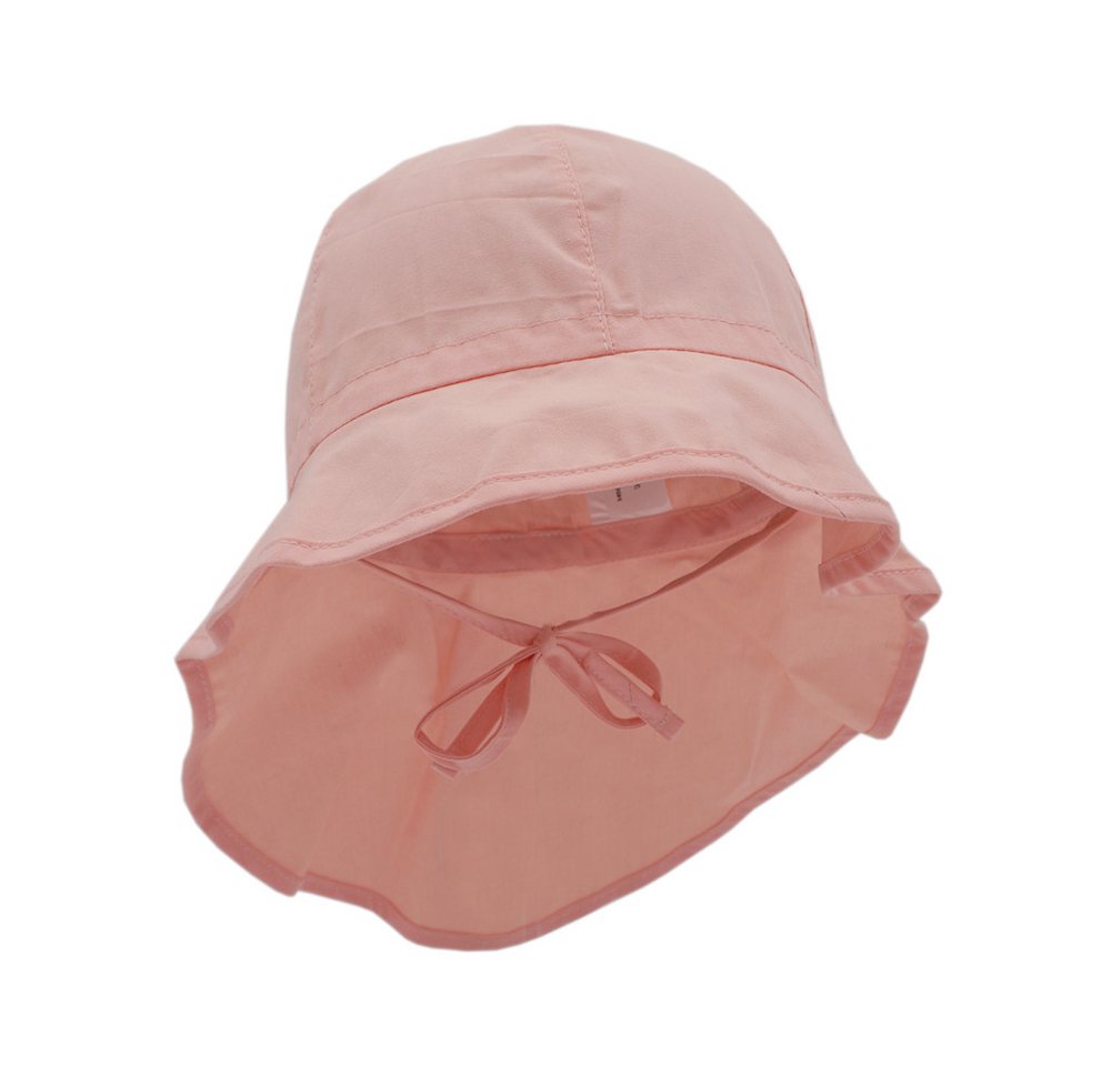 MAXIMO Fischerhut MINI GIRL-Flapper, Schleife Band, Nackenschutz, UV (1-St) Popeline Bild 3