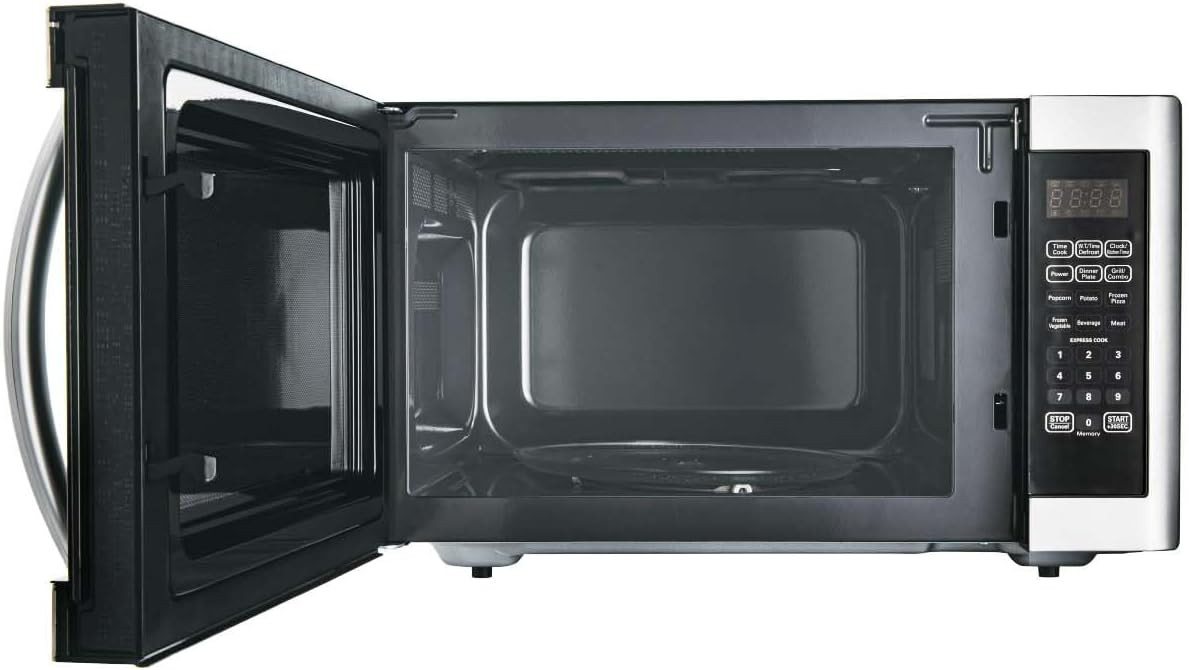 Smad Mikrowelle Großvolumiger, multifunktionaler Mikrowellenofen mit 11 Leistungsstufen und 6 Kochprogrammen., Grill, 42 l, 1100 W Mikrowellenleistung + 1400 W Grillleistung Bild 4
