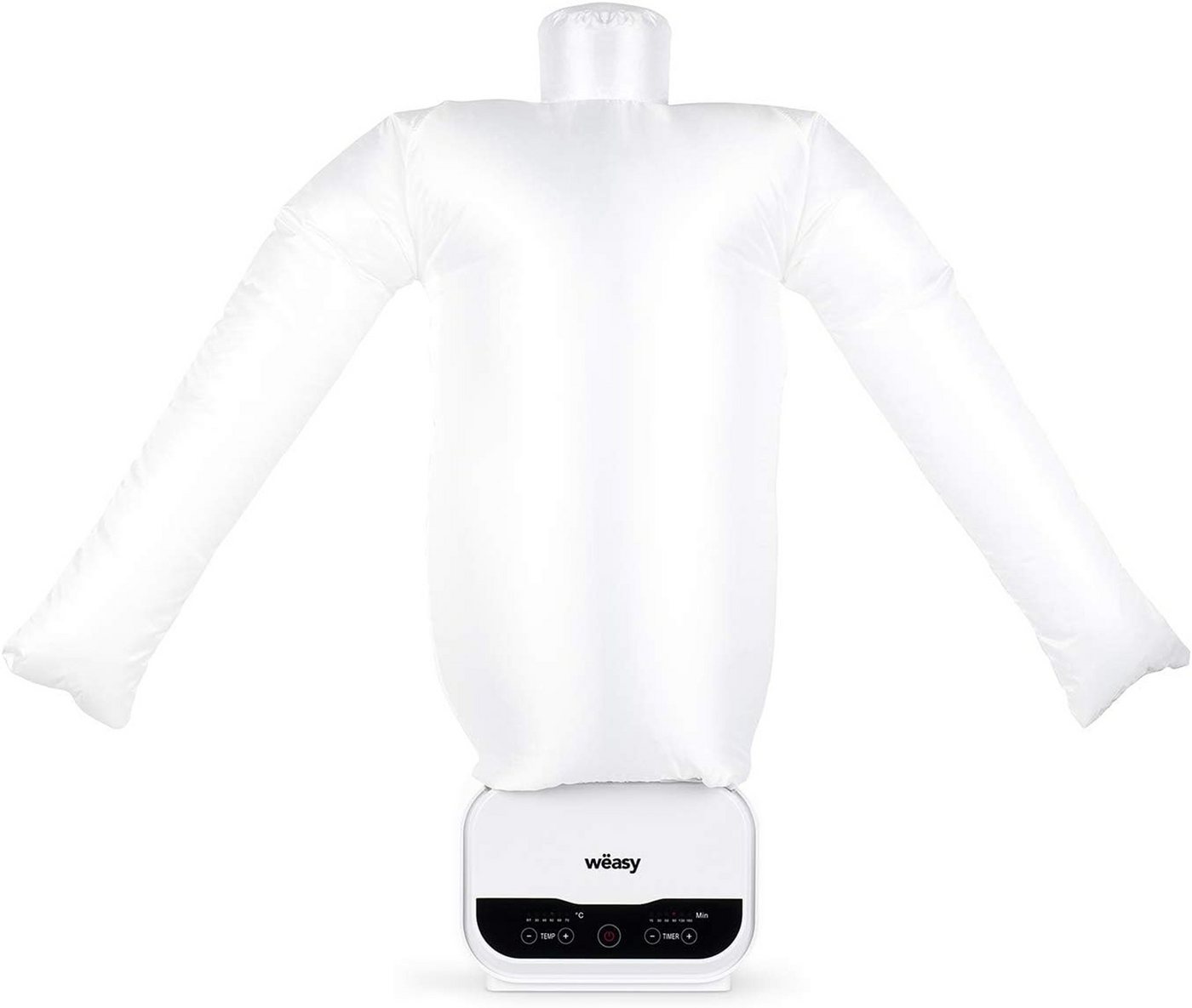 wëasy Hemdenbügler IRO320 Bügelpuppe mit 5 Stufen und Timer, 1200 W
