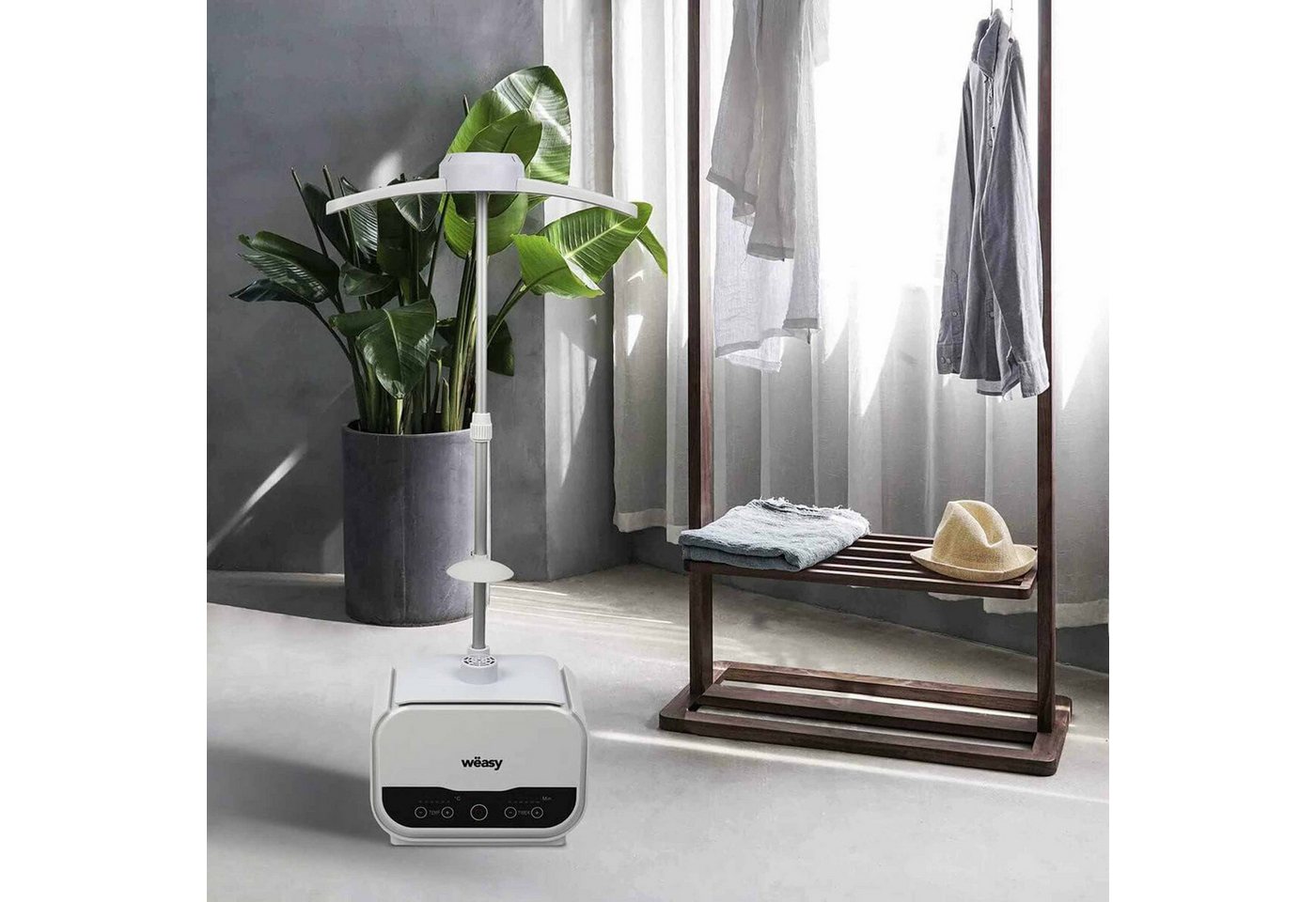 wëasy Hemdenbügler IRO320 Bügelpuppe mit 5 Stufen und Timer, 1200 W Bild 4