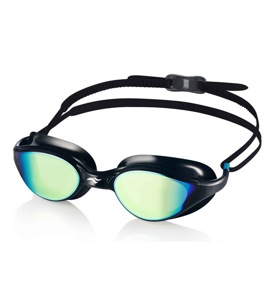 Aqua Speed Schwimmbrille Vortex Schwimmmaske verspiegelt schwarz-blau – UV-Schutz & Komfort, (Sicherer Halt bei Startsprung, Wenden & hohem Tempo), Extra haftende Dichtungen – kein Wassereintritt beim Tauchen Bild 4