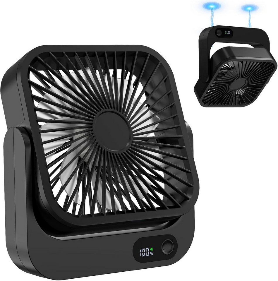 Bomiclss Mini USB-Ventilator Magnetischer Reiseventilator,wiederaufladbarer, Reiseventilator
