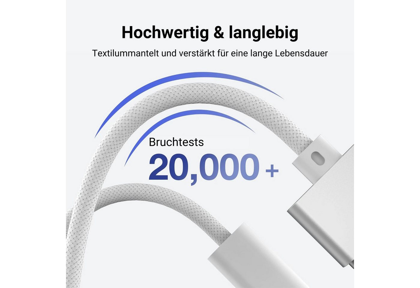 PlugUp MagSafe 3 Ladekabel 140W Schnellladekabel für MacBook Air & Pro magnetisches Ladekabel, USB-C, MagSafe 3, USB Typ C (200 cm), Ladekabel für MacBook Pro M1 M2 M3 M4 M5 MacBook Air M2 M3 M4 M5 Bild 2