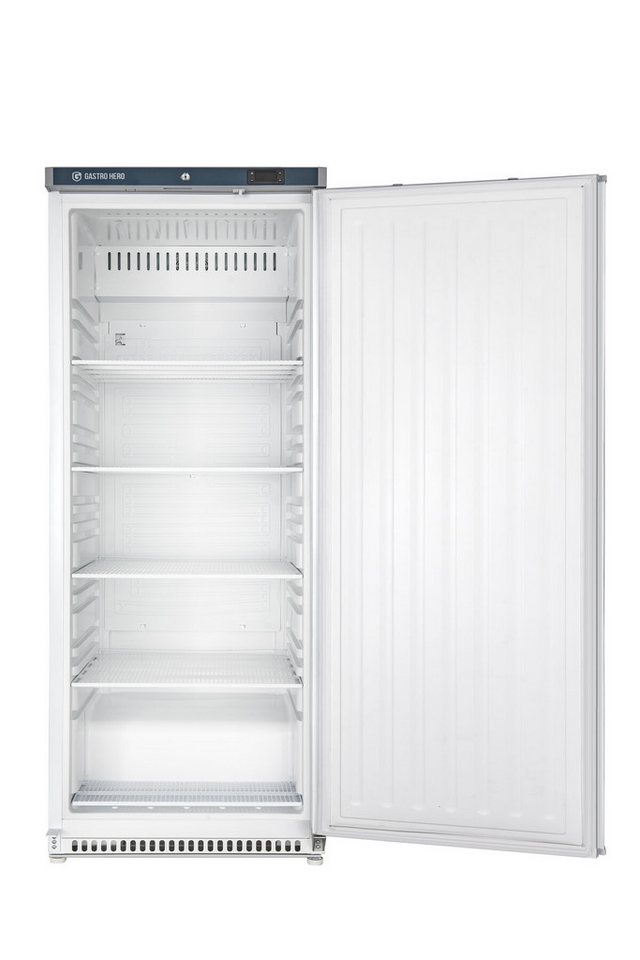 GastroHero Vollraumkühlschrank Lagerkühlschrank ECO 600 Weiß Umluftkühlung 562 Liter LKSE600, 190 cm hoch, 77.5 cm breit, geeignet für gekühlte Lebensmittel und Getränke im Profibereich Bild 5