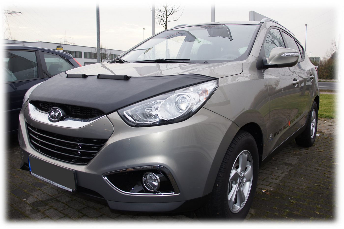 auto-bra Autoplane Steinschlagschutz kompatibel mit Hyundai IX35 09-15 Haubenbra Bra