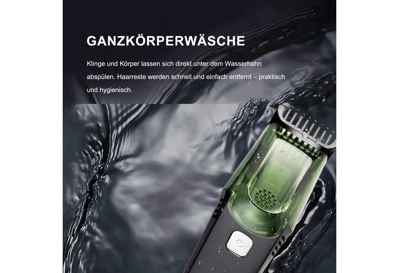 AIMAX Haarschneider Haarschneidemaschine Set Haarschneider mit 20 Längeneinstellungen, Elektrischer mit 2 Kamm, Barttrimmer Bartschneider Verstellbar Nass & Trocken Bild 5