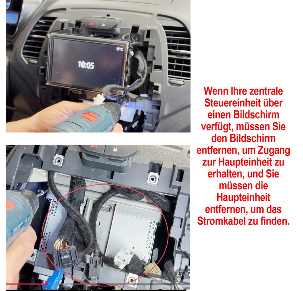 ESSGOO Für Renault Captur Kaptur 2013-2019 Android 15 Autoradio (RDS, Digitalradio (DAB), FM, AM, Carplay Android Auto GPS Navi WIFI BT) Bild 2
