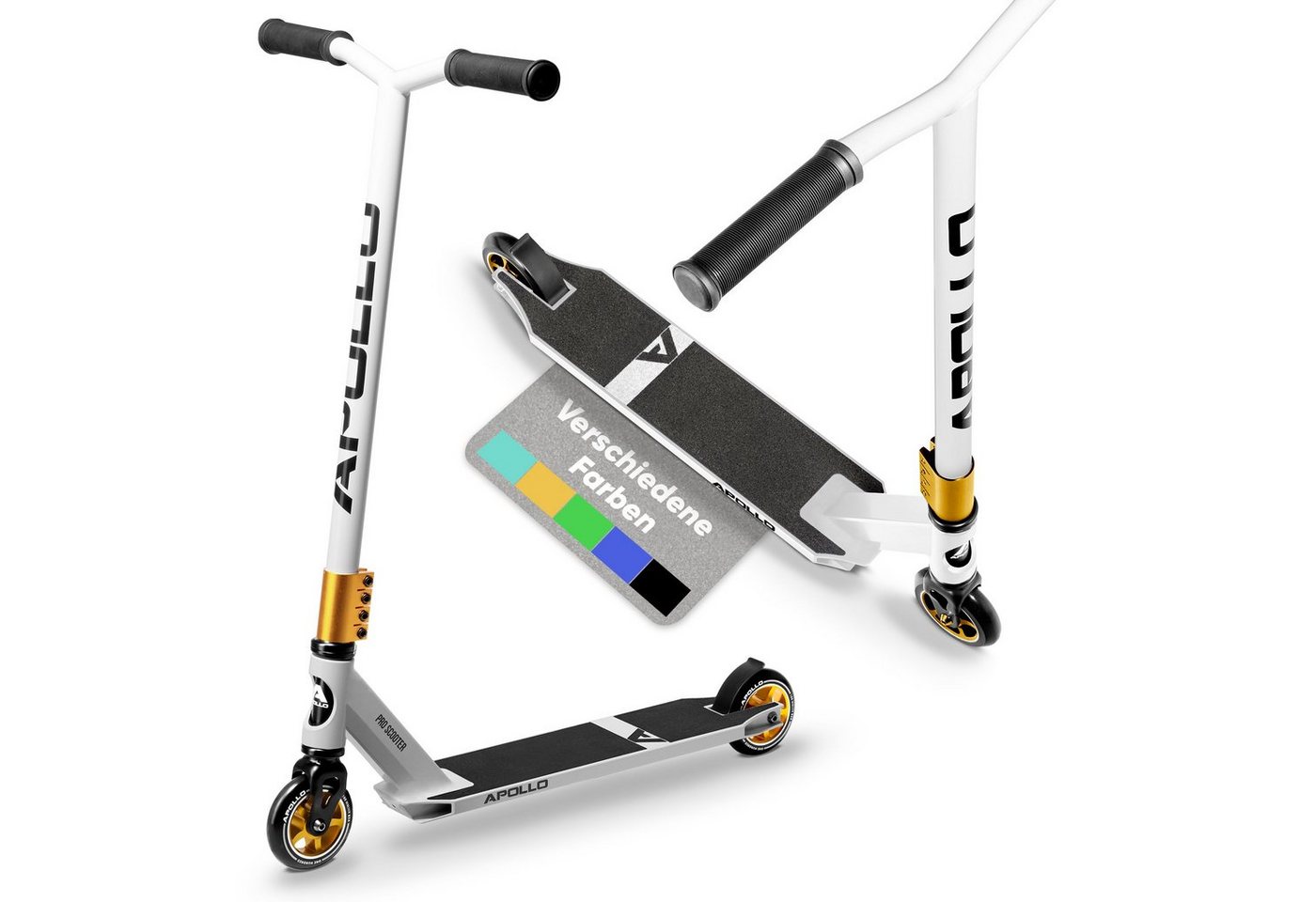Apollo Stuntscooter Star Pro - Trick Scooter für Kinder und Teenies, Profi Stuntscooter mit ABEC9 Kugellagern und 100mm Alu Core Wheels Bild 5