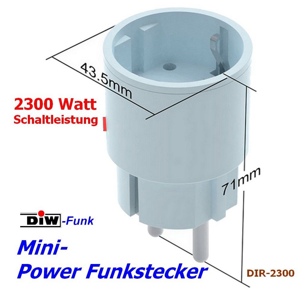 DIW-Funk Abluft-Set Funk Abluftsteuerung DFS-1000.5 Komplett-Set m. Fensterkontaktschalter, Zubehör für Dunstabzugshauben, Sofort einsatzbereit - kein Elektriker erforderlich. Bild 4