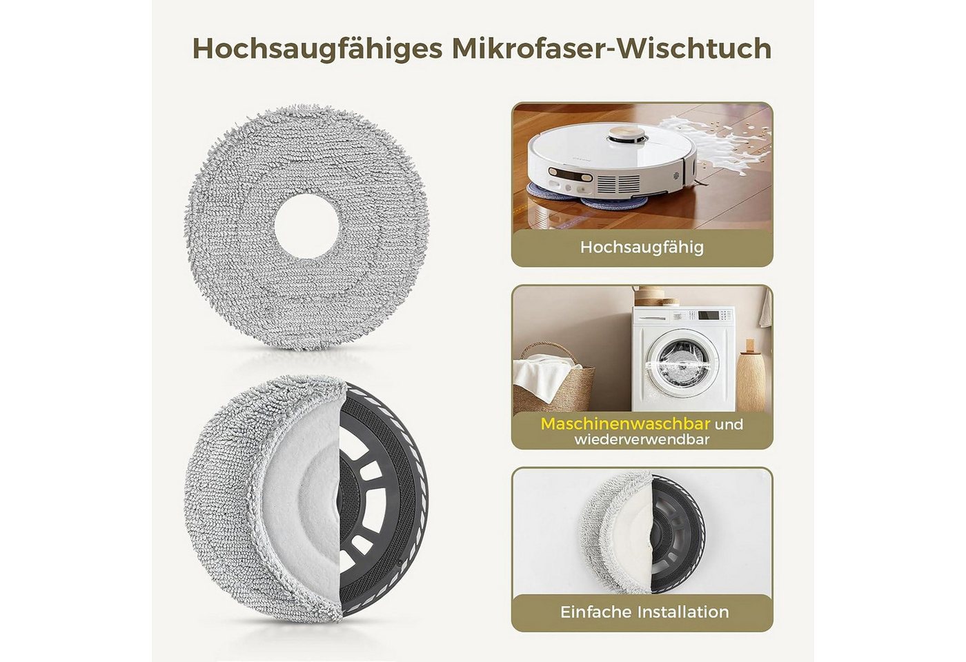 FELIXLEO Küchenmaschinen Zubehör-Set 27-teiliges Zubehörset passend für Dreame L10s Ultra Gen 2 und X30 Bild 2