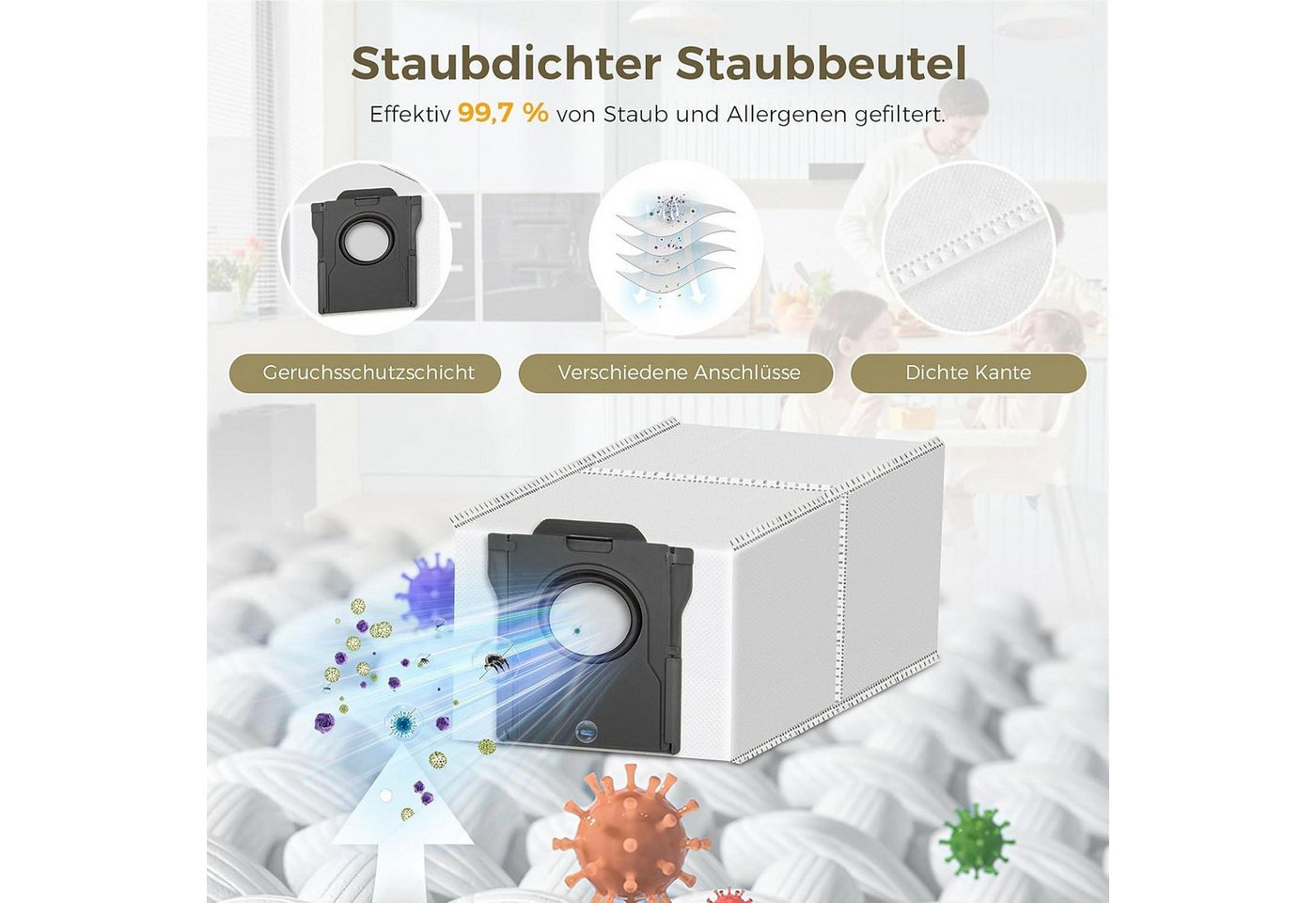 FELIXLEO Küchenmaschinen Zubehör-Set 27-teiliges Zubehörset passend für Dreame L10s Ultra Gen 2 und X30 Bild 3