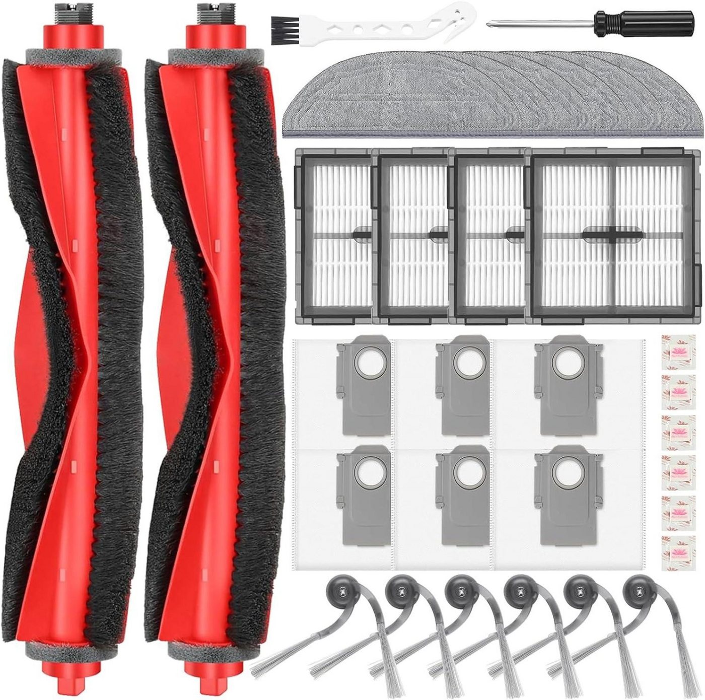 FELIXLEO Küchenmaschinen Zubehör-Set 32-teiliges Set passend für Roborock Q10 S5+ Staubsaugerroboter Bild 3