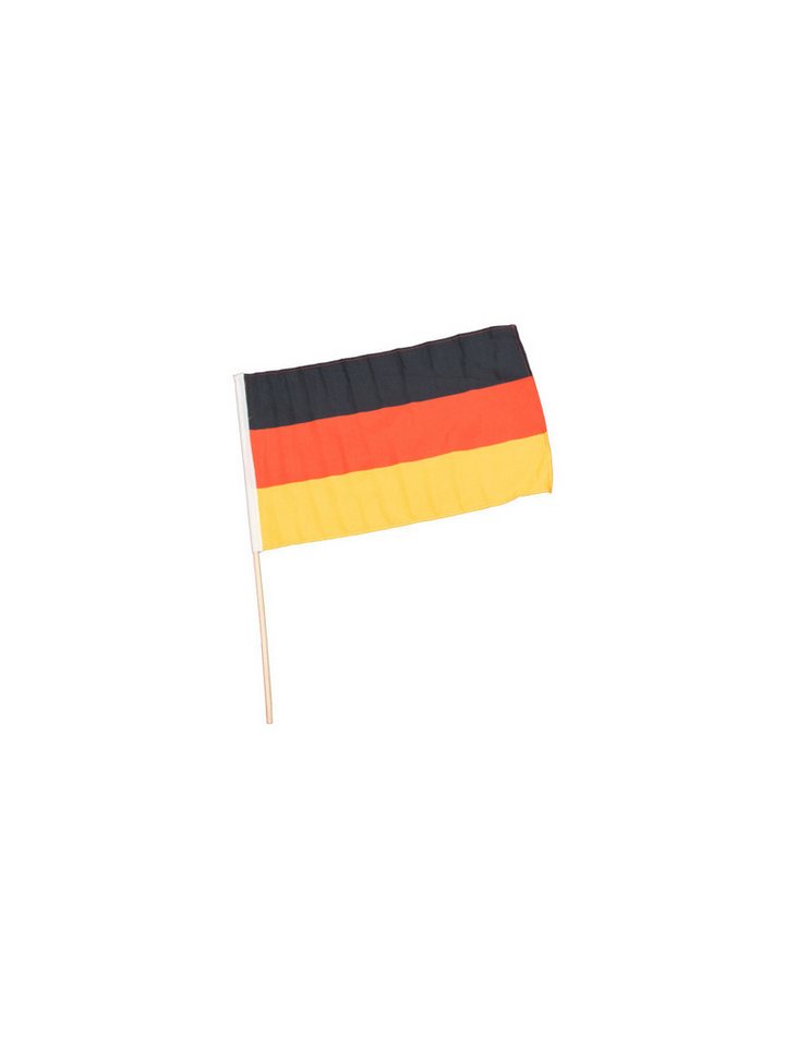 VertriebsArena GmbH Fahne Deutschland-Fahne 90x150cm mit Holzstock Bild 2