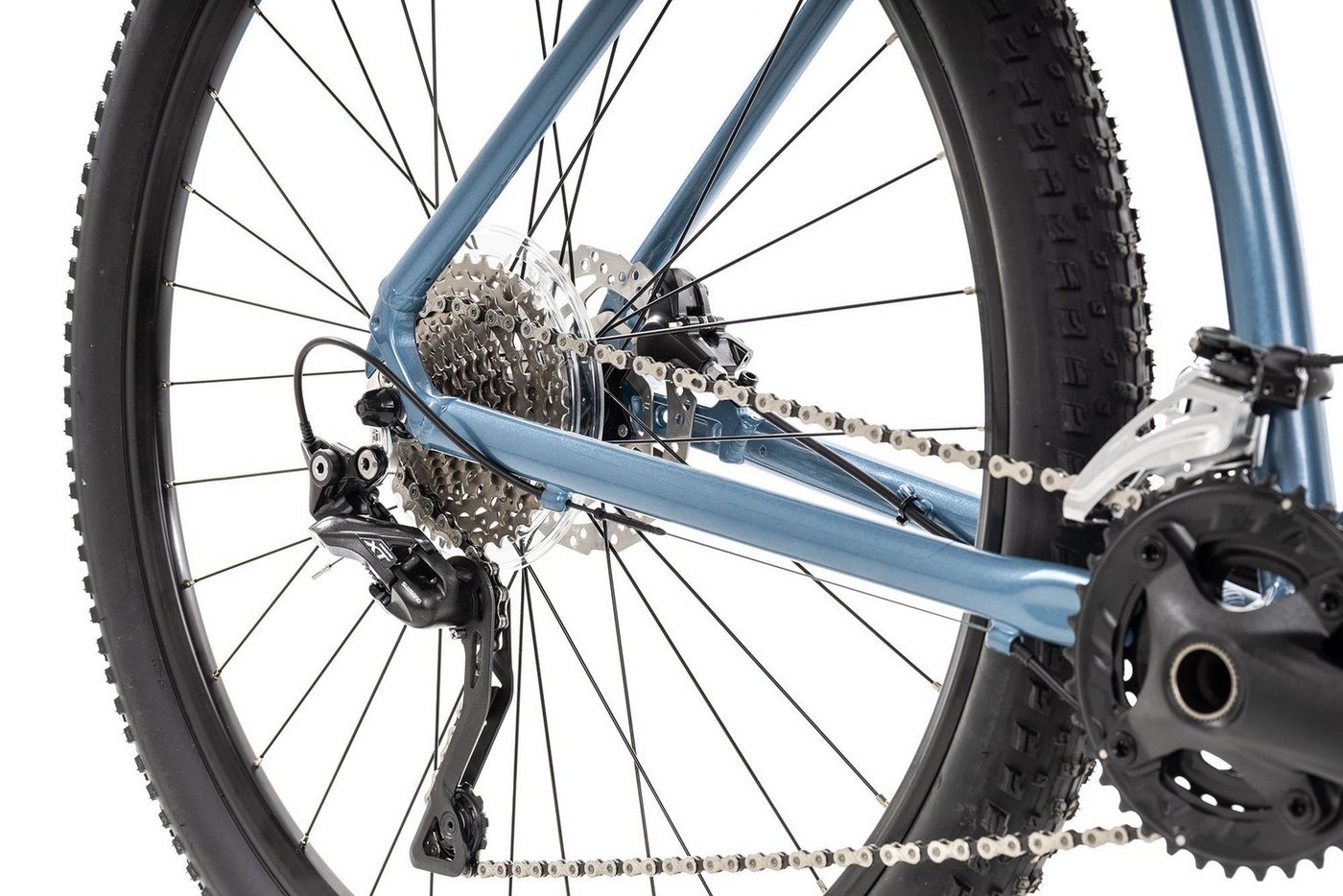 Axess Mountainbike ROGUE, 20 Gang Shimano RD- XT-10sp. Shimano RD-T8000 Schaltwerk, Kettenschaltung, 29 Zoll MTB-Hardtail Herrenfahrrad blau Bild 5