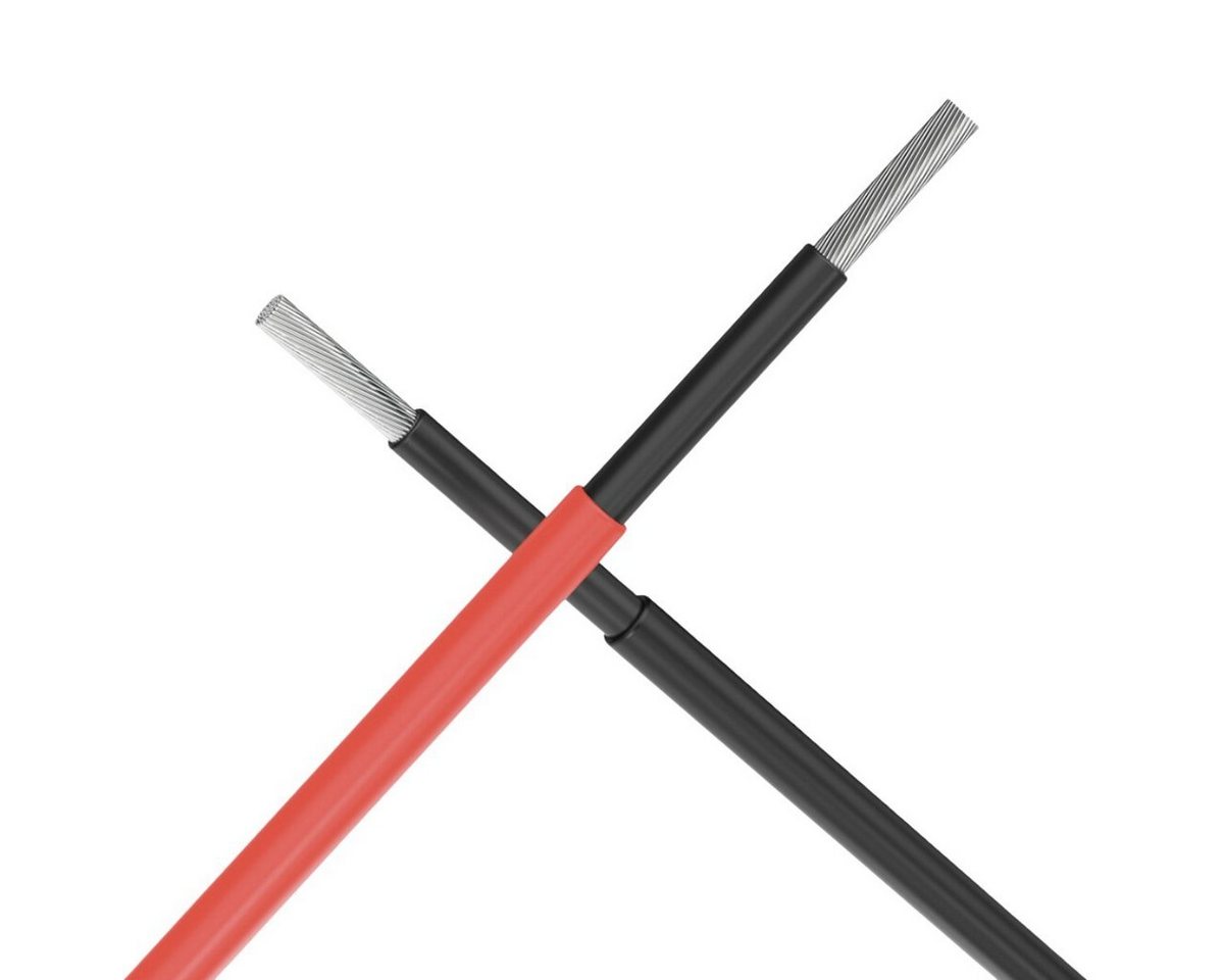 smartEC Solarkabel Verlängerungskabel 4 - 6mm² mit Stecker 2x 30m 6mm² Solarkabel, Außendurchmesser 5,2mm (3000 cm), Kabeltyp H1Z272-K IP68 Verlängerungskabel 5-30 Meter Bild 5