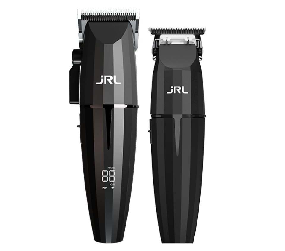 JRL Haarschneider Onyx Collection Combo Kit, Onyx Clipper & Trimmer inkl. Zubehör und 2 Ladestationen., Clipper & Trimmer Set, bis 5 Std. Laufzeit Bild 3
