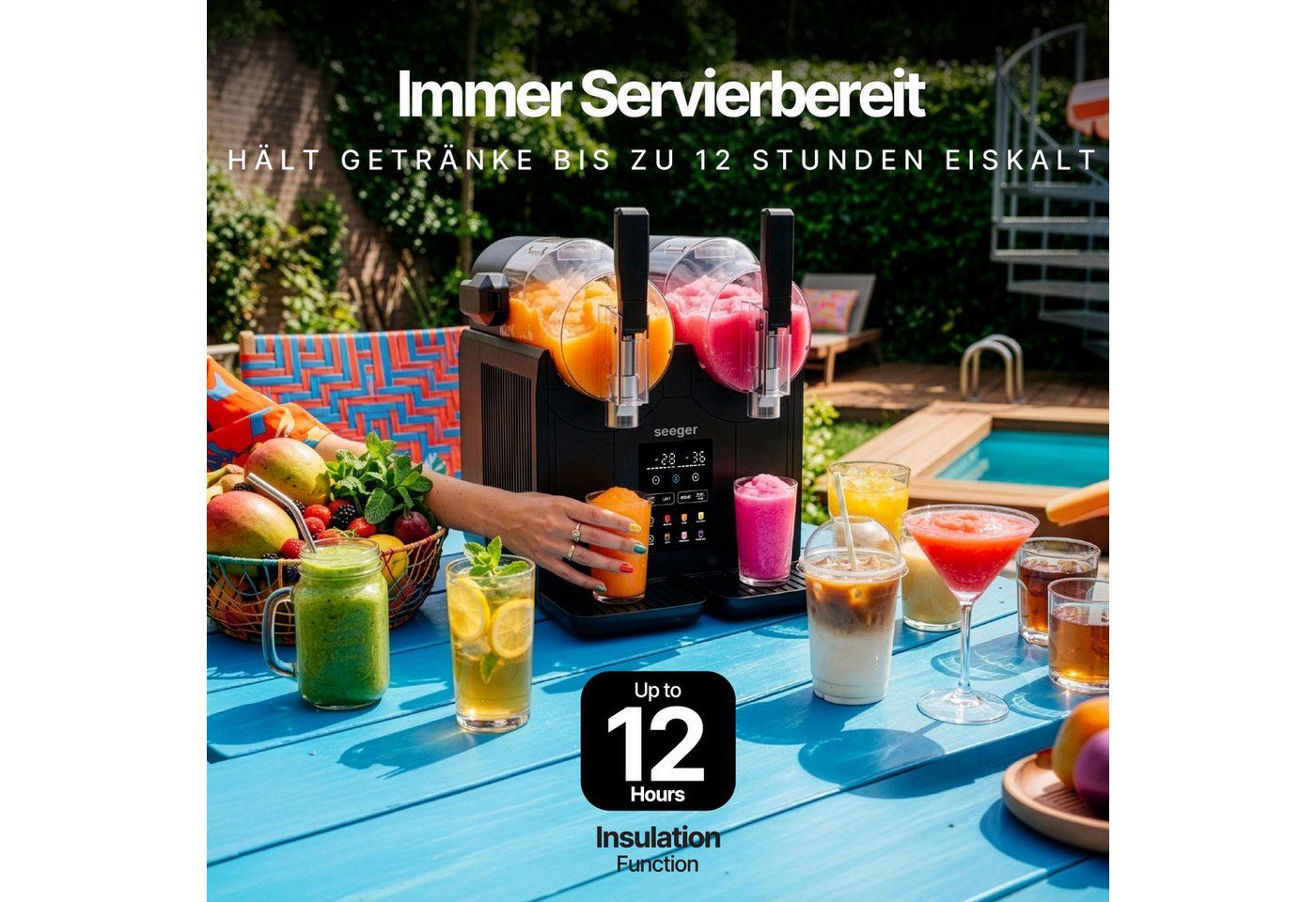 Seeger Slush-Eismaschine SuperSlush Maschine