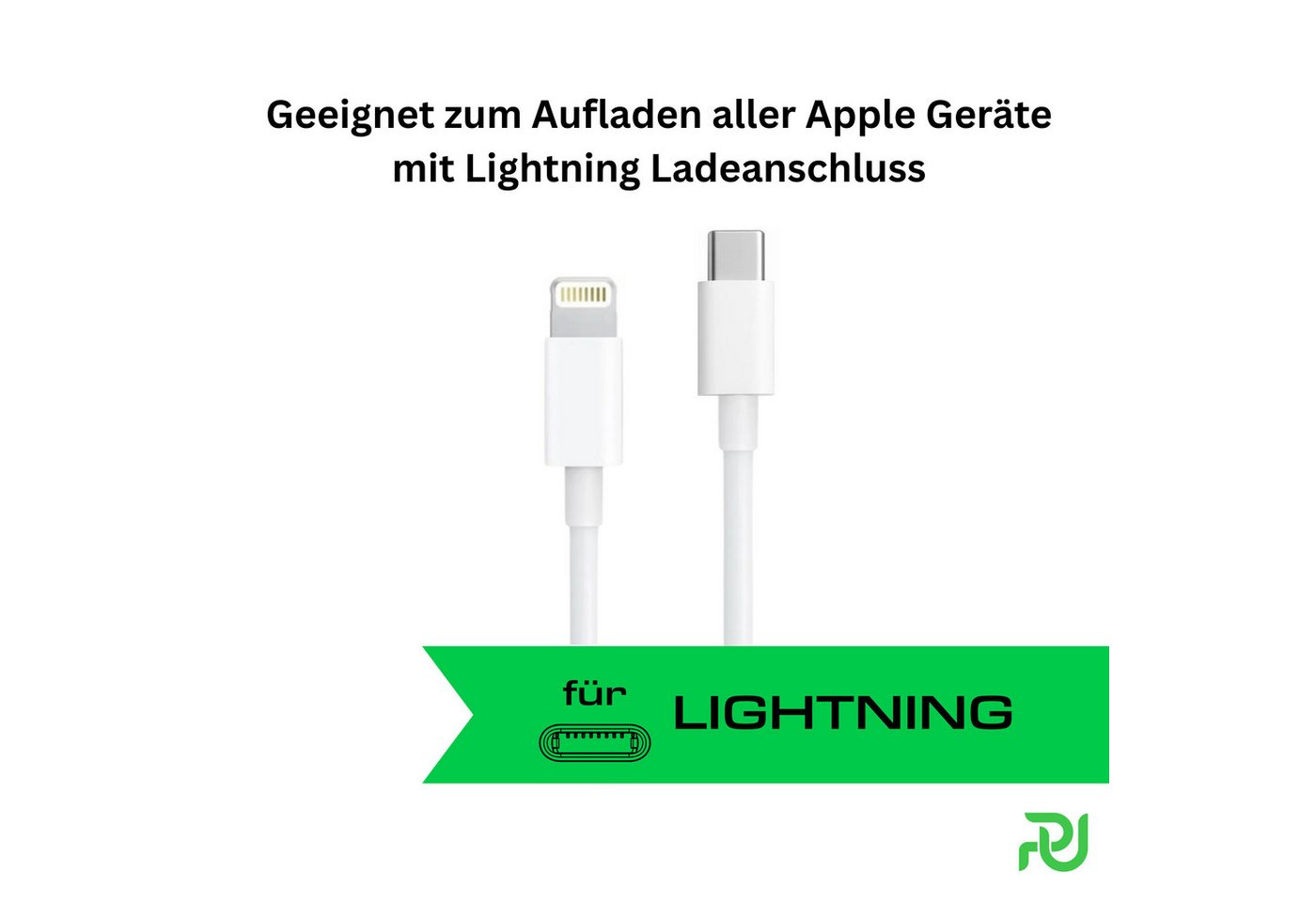 PlugUp iPhone Lightning Ladekabel USB-C für iPhone 11 12 13 14 Pro Max Plus Lightningkabel, USB-C, Lightning, USB Typ C (100 cm), Lightning Ladekabel für iPhone 8 X XS XR 11 12 13 14 Pro Max SE USB-C Bild 2