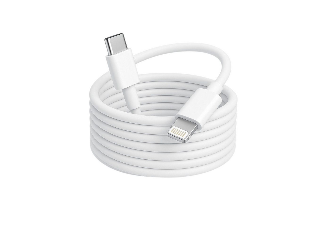PlugUp iPhone Lightning Ladekabel USB-C für iPhone 11 12 13 14 Pro Max Plus Lightningkabel, USB-C, Lightning, USB Typ C (100 cm), Lightning Ladekabel für iPhone 8 X XS XR 11 12 13 14 Pro Max SE USB-C Bild 3