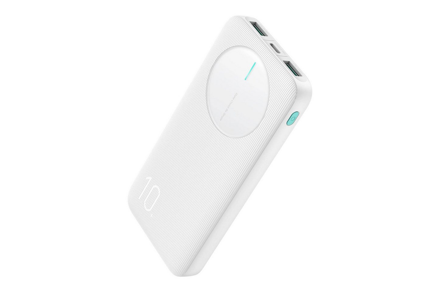 JOYROOM JR-PBF12 - 10000 mAh Powerbank mit 2x USB A, 1x USB-C Ladebuchse 10000 mAh (5 V), PowerBank 3x USB Akku Power Zusatz Batterie Typ C Charger Ladegerät Bild 4