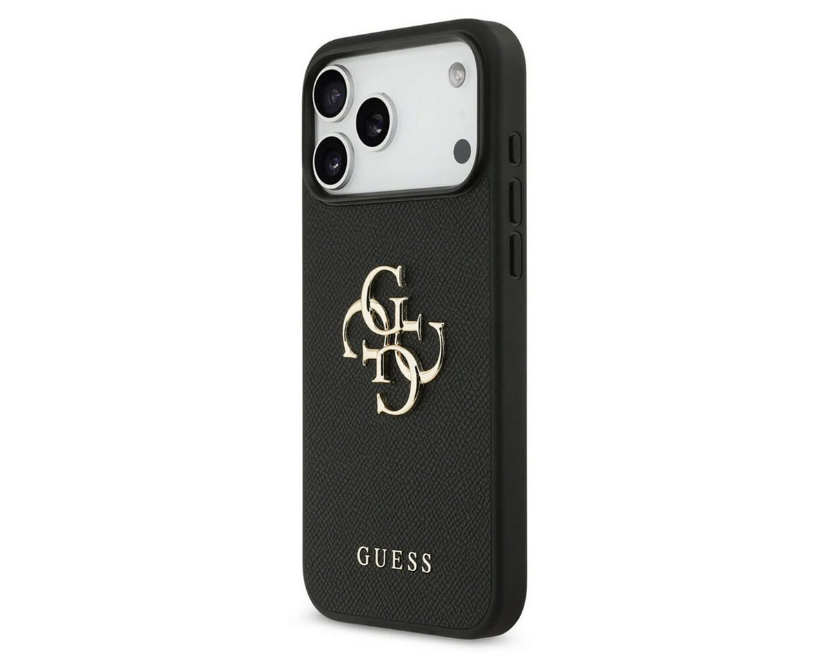 Guess Backcover Guess Big 4G Logo Hülle Grained Apple iPhone 17 Pro Max - Schwarz Bild 3