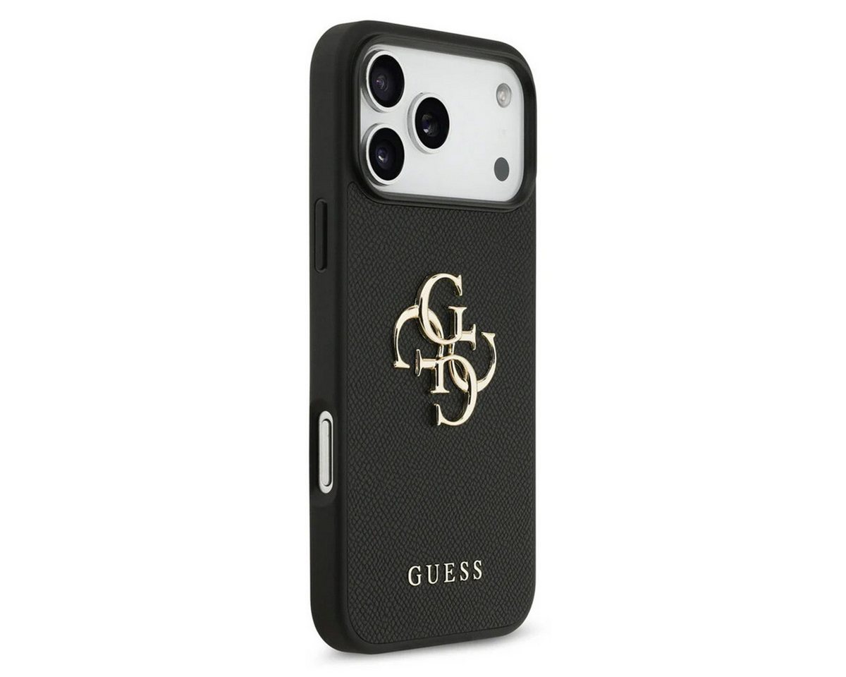 Guess Backcover Guess Big 4G Logo Hülle Grained Apple iPhone 17 Pro Max - Schwarz Bild 4