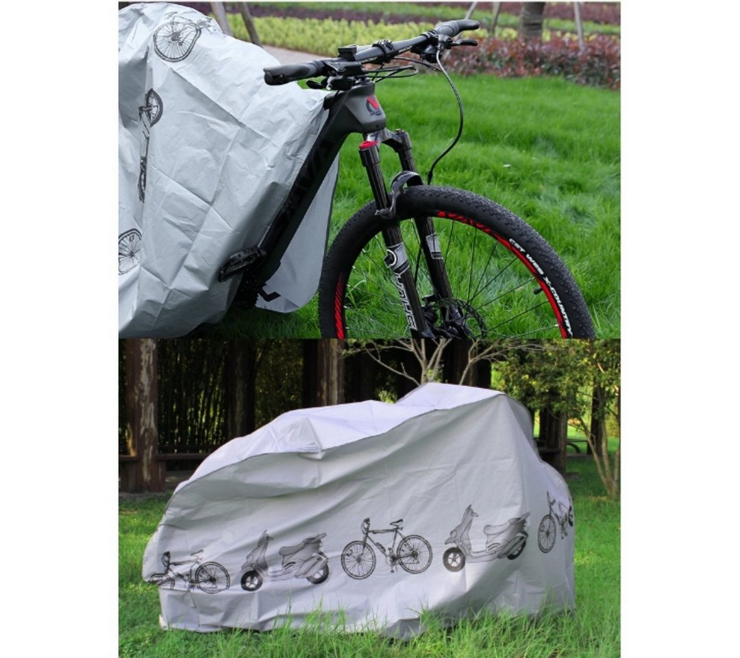 Diwzbyn Fahrradschutzhülle Wasserdicht Anti-Staub UV Abdeckung Fahrrad Regenschutz (1-St), Fahrrad Abdeckplane Fahrradabdeckung Fahrradplane Fahrrad Garage