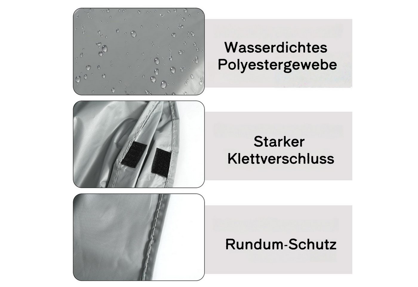 Diwzbyn Fahrradschutzhülle Wasserdicht Anti-Staub UV Abdeckung Fahrrad Regenschutz (1-St), Fahrrad Abdeckplane Fahrradabdeckung Fahrradplane Fahrrad Garage Bild 4