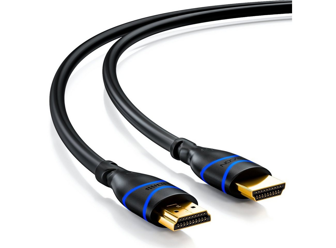 deleyCON deleyCON 0,5m HDMI Kabel HDMI 2.0 kompatibel 4K UHD 2160p FULL HD HDMI-Kabel Bild 4
