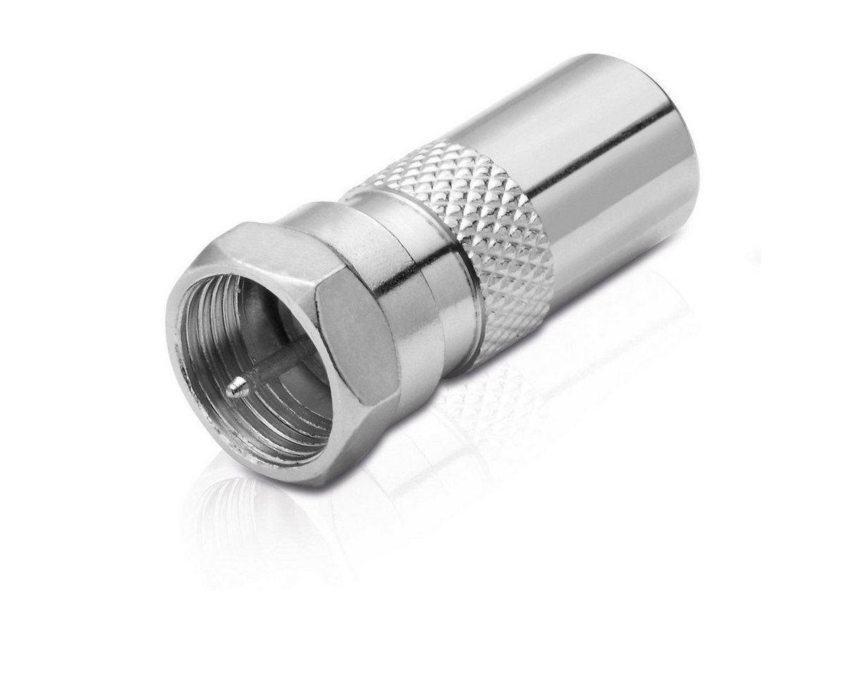 conecto Adapter F-Stecker / IEC-Koax-Stecker SAT-Kabel Bild 2