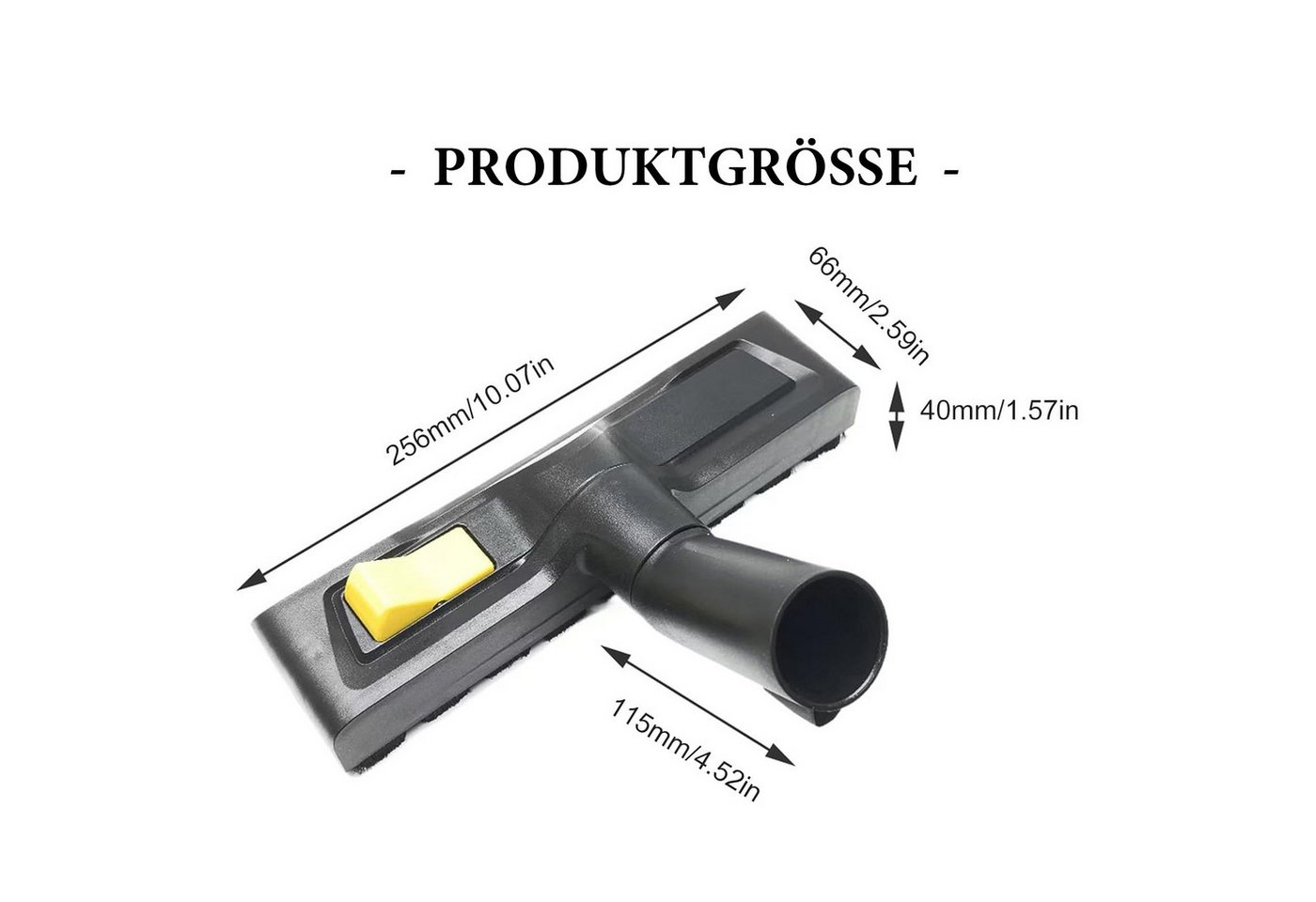 JOYOLEDER Hartbodendüse Bodendüsen für Kärcher Staubsauger WD3 WD5 WD4 WD6 Zubehör, (für Kärcher Bodendüse Ersatzteile) Bild 4