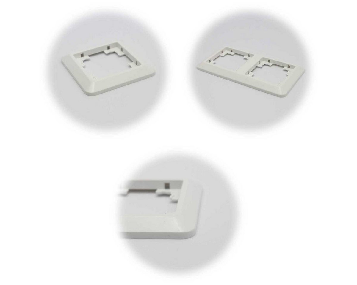 McPower CUP Set "Standard", 20-teilig, weiß, Schraubanschl Unterputzschalter