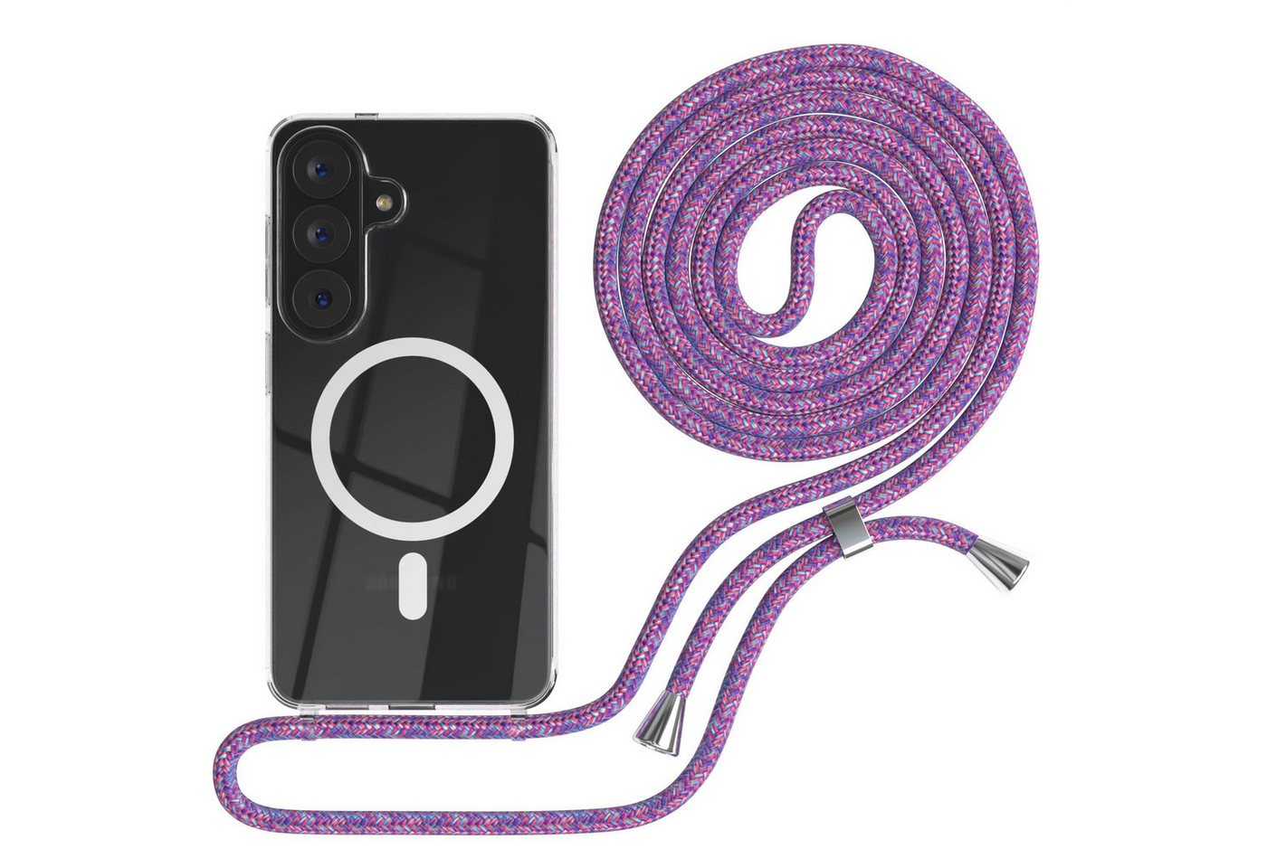 EAZY CASE Handykette mit Magsafe Hülle für Samsung Galaxy S26 6,3 Zoll, Magsafehülle Kette zum Umhängen mit Umhängeband mit Riemen Unicorn Bild 4